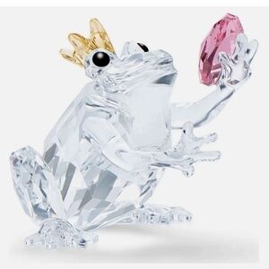 Swarovski Crystal With Love Collection Frog Prince Figurine - Perfect condition